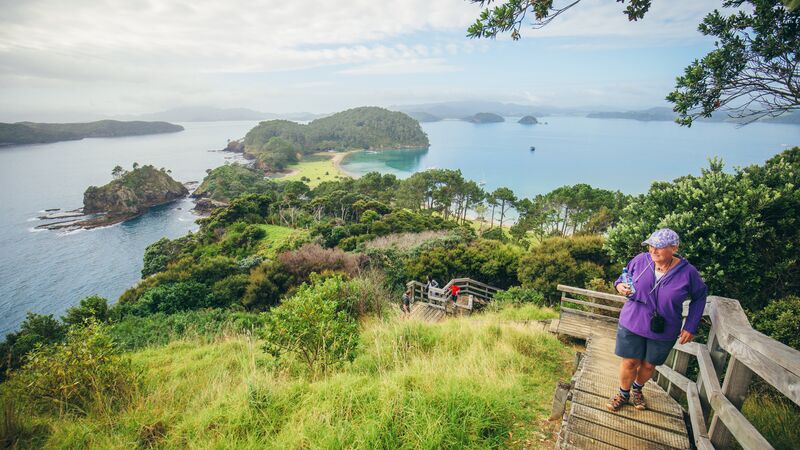 Hiking on the South Island of New Zealand.