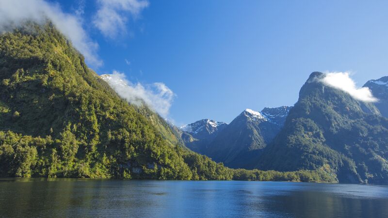 Doubtful Sound on the South Island of New Zealand.