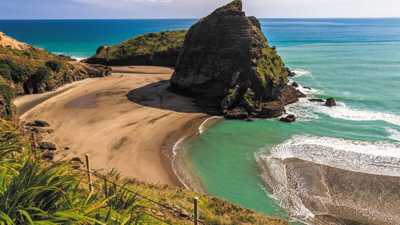 Piha Beach on the North Islandof New Zealand.
