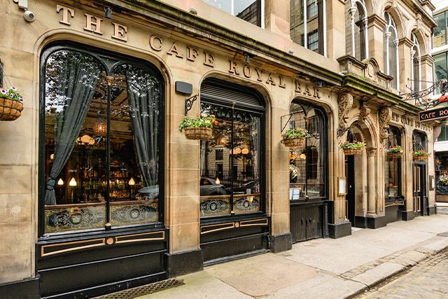The Café Royal Bar in Edinburgh