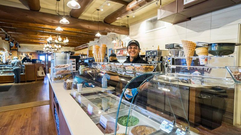 Staff in Desert View Trading Post & Ice Cream, Grand Canyon