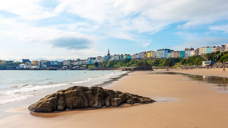 North Tenby Beach in Tenby