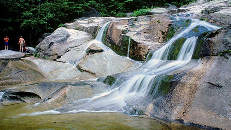 The epic Step Falls in Cumberland County, Maine.