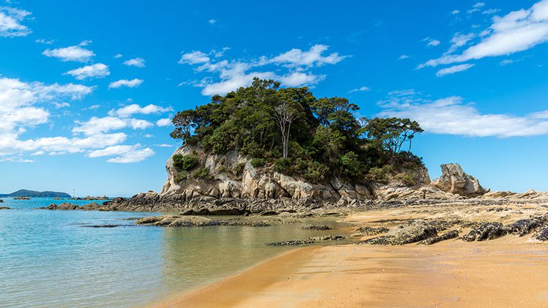 Kaiteriteri Beach in Abel Tasman, New Zealand.