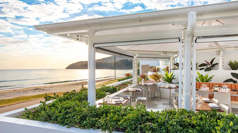 The beachfront setting of Season restaurant in Noosa.