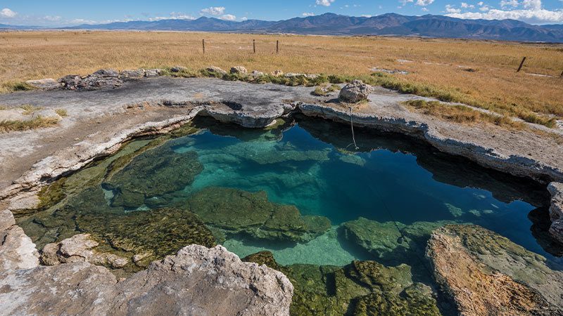 Meadow Hot Springs in Utah.