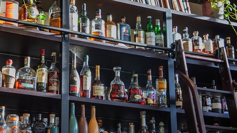A selection of liqueur available from Bang Bang Noosa.