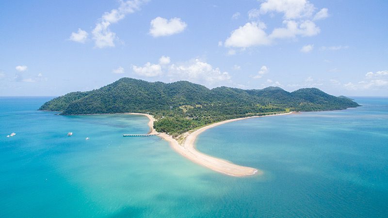 Dunk Island aerial view