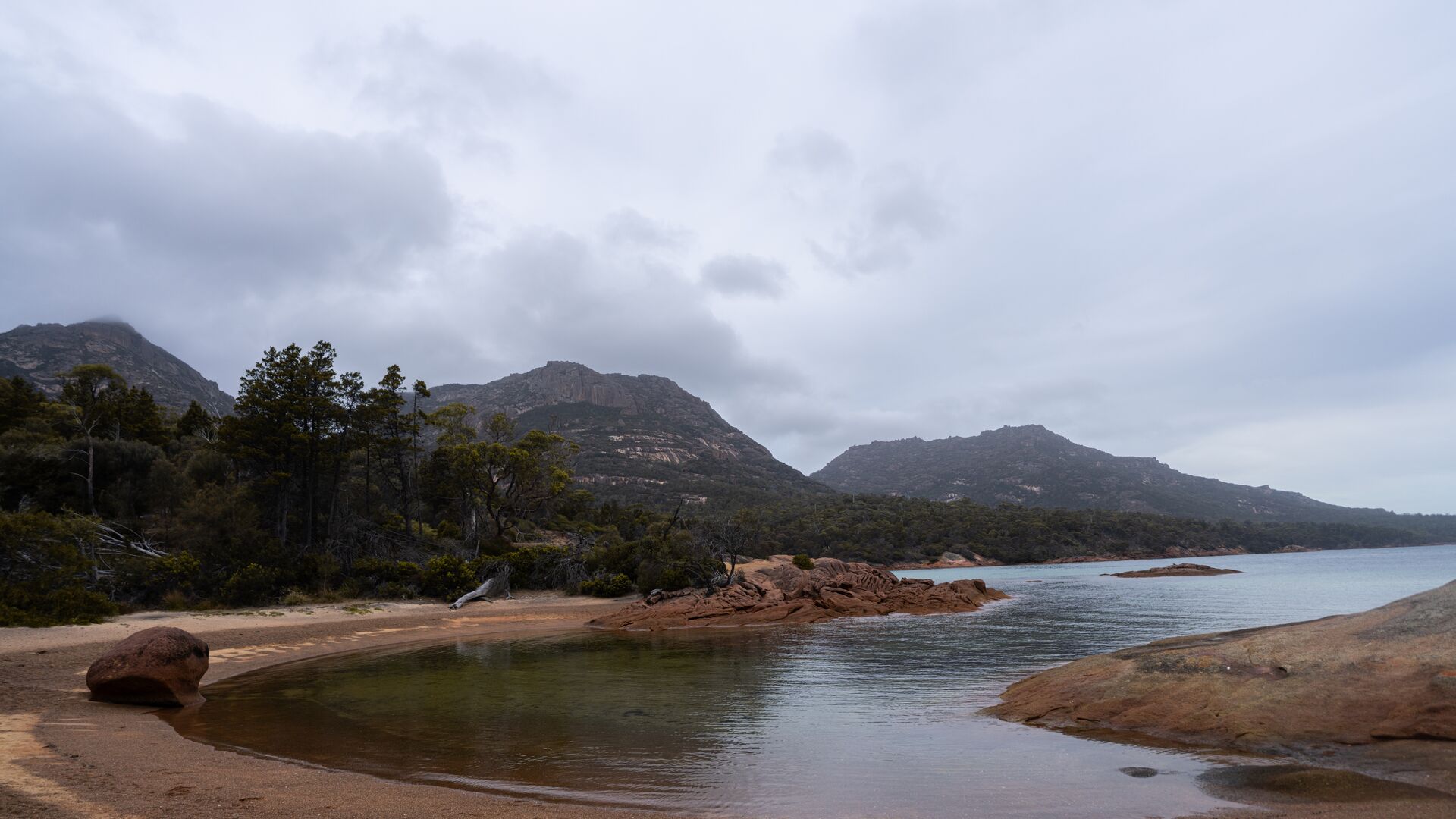 A calm cove in Freycinet National Park