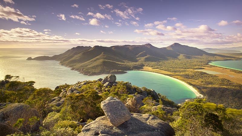The view from the summit of Mt Amos