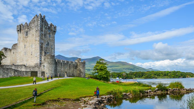 Ross Castle in Southern Ireland