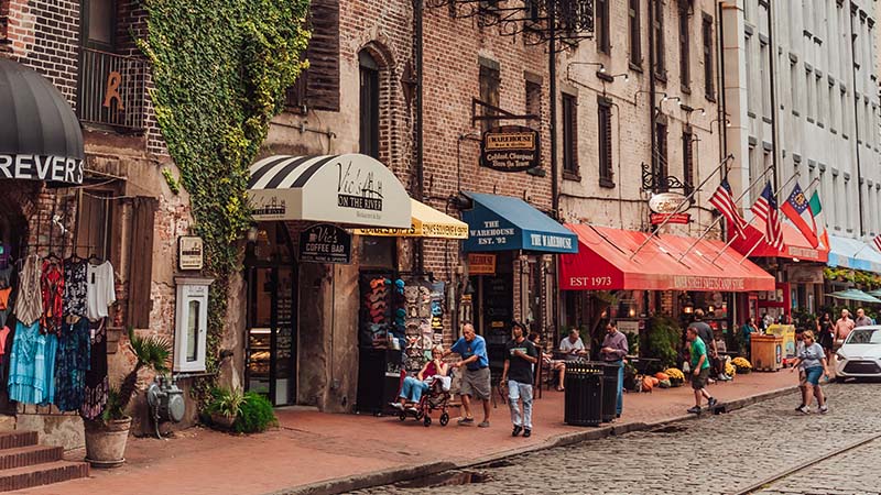 Savannah Historic Waterfront district