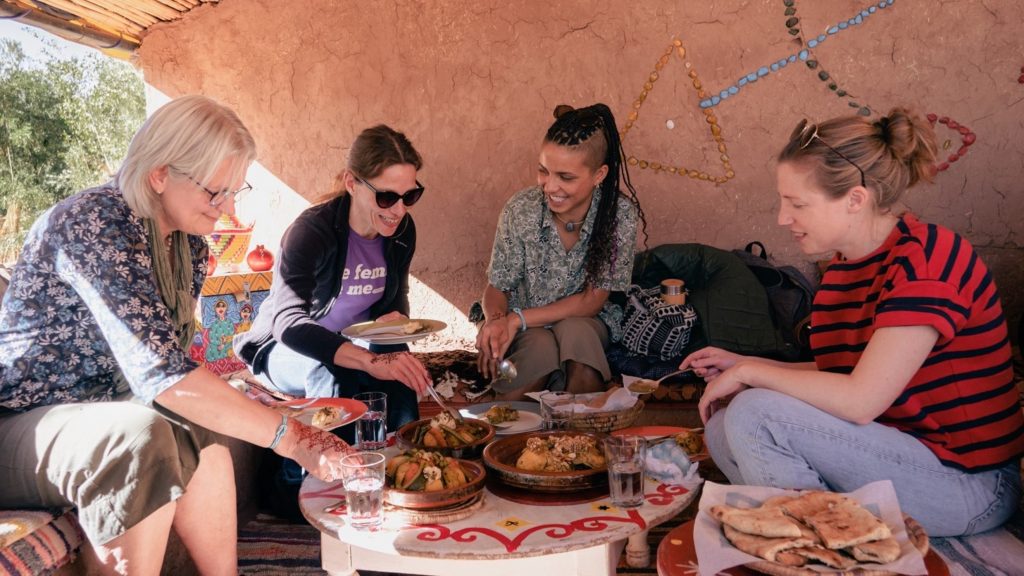 Tawesna teahouse in Ait Benhaddou, Morocco