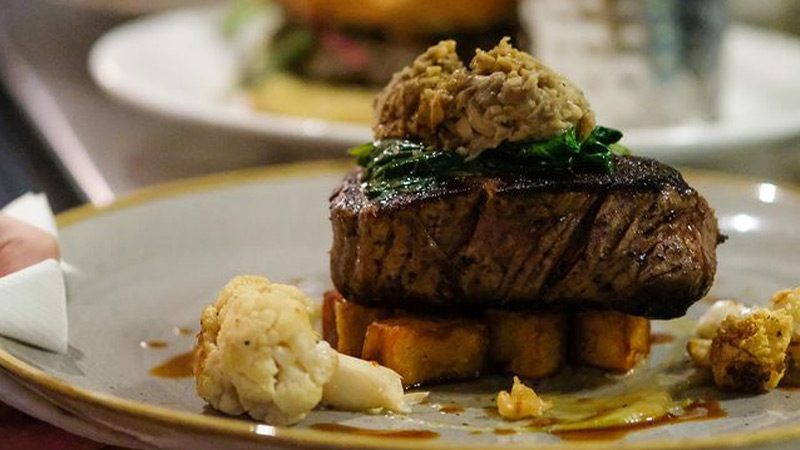 A succulent beef dish from Cafe 1.