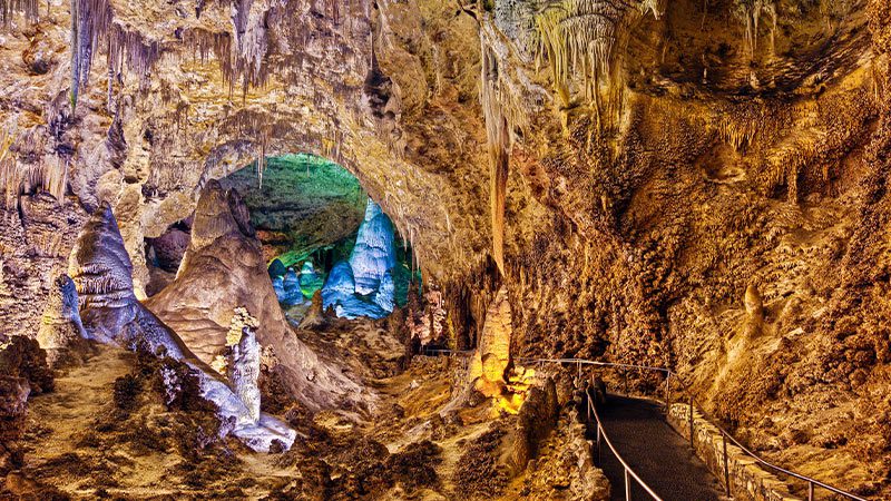 Carlsbad Caverns National Park in New Mexico.