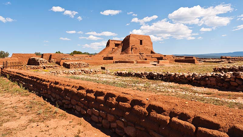 A Peublos artifact from the Pecos National Historical Park.