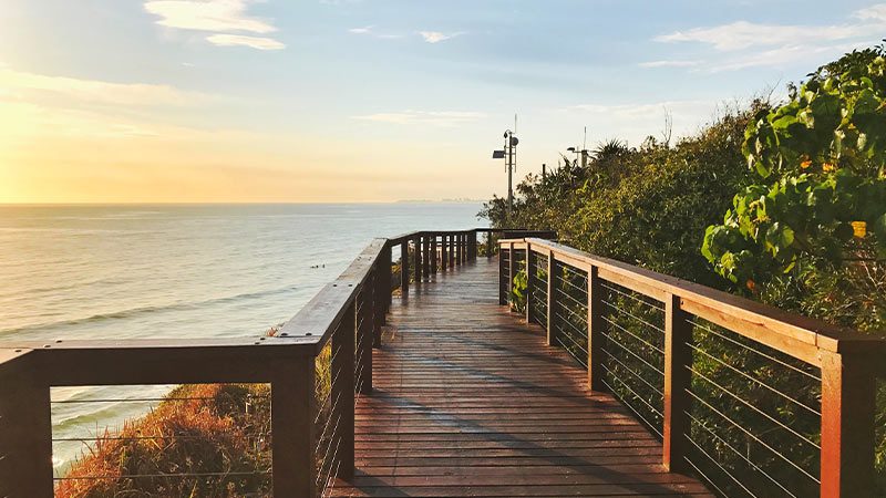 Boardwalk at Miami Headlands on the Gold Coast