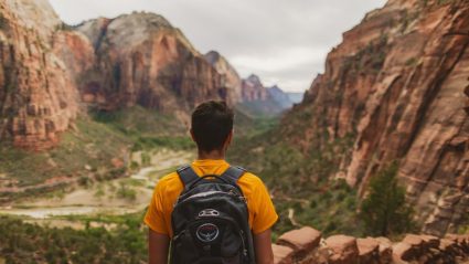 trekking camping trip