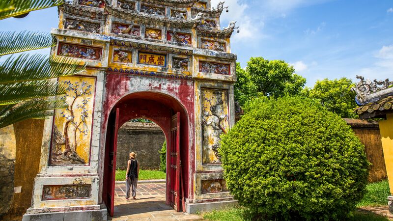 A traditional Citadel in Hue, Vietnam