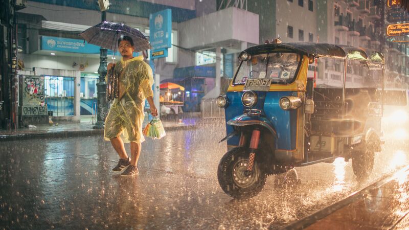 Monsoon rains in Bangkok