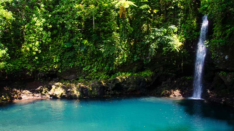 Afu Aau waterfall, Samoa