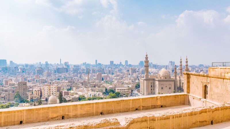 The rooftops of Cairo.