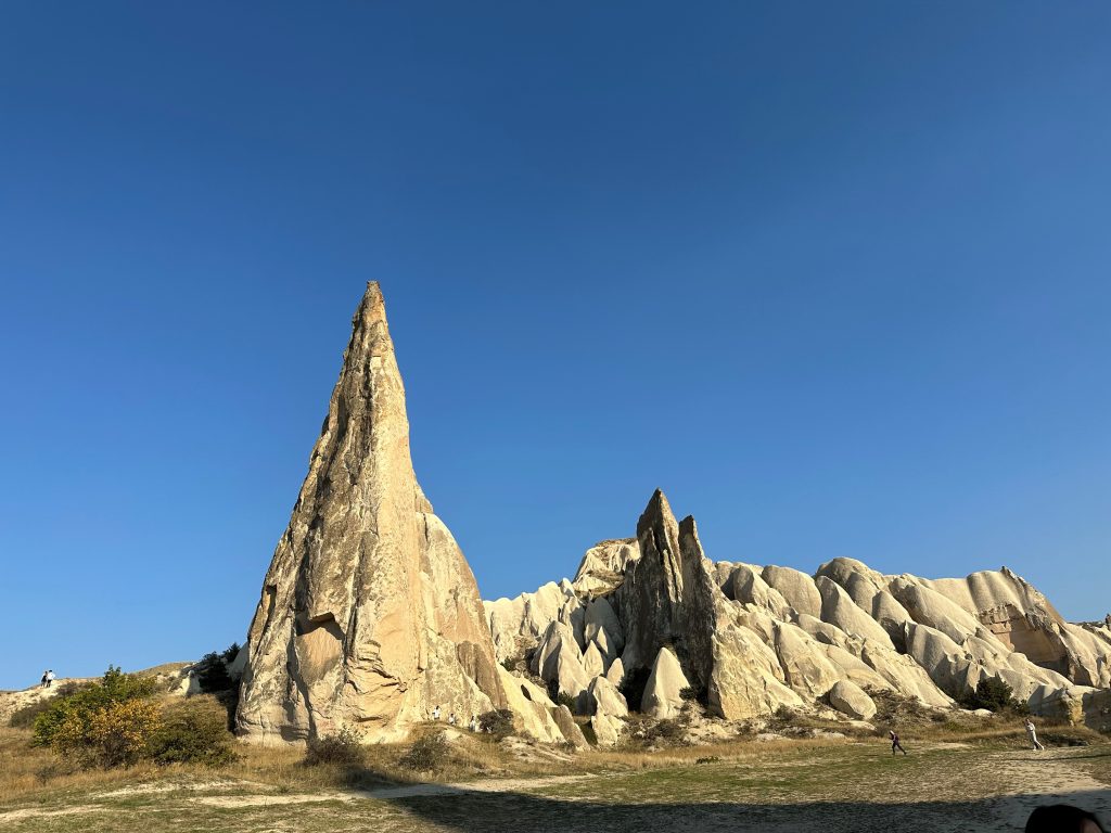 The famous fairy chimney rocks of Cappadocia. 