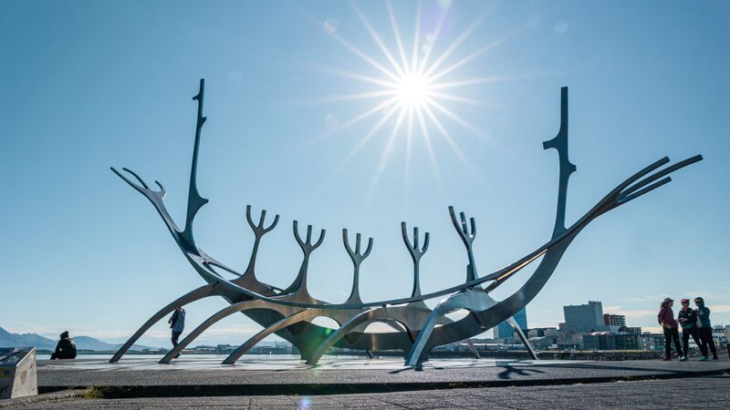 excursions to iceland The Sunvoyager found by the Reykjavik harbour, Iceland