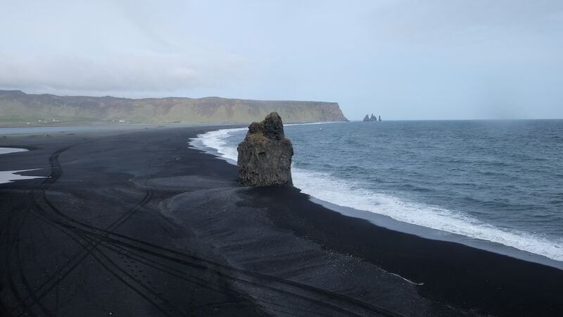 The Vik black sand beach, Iceland