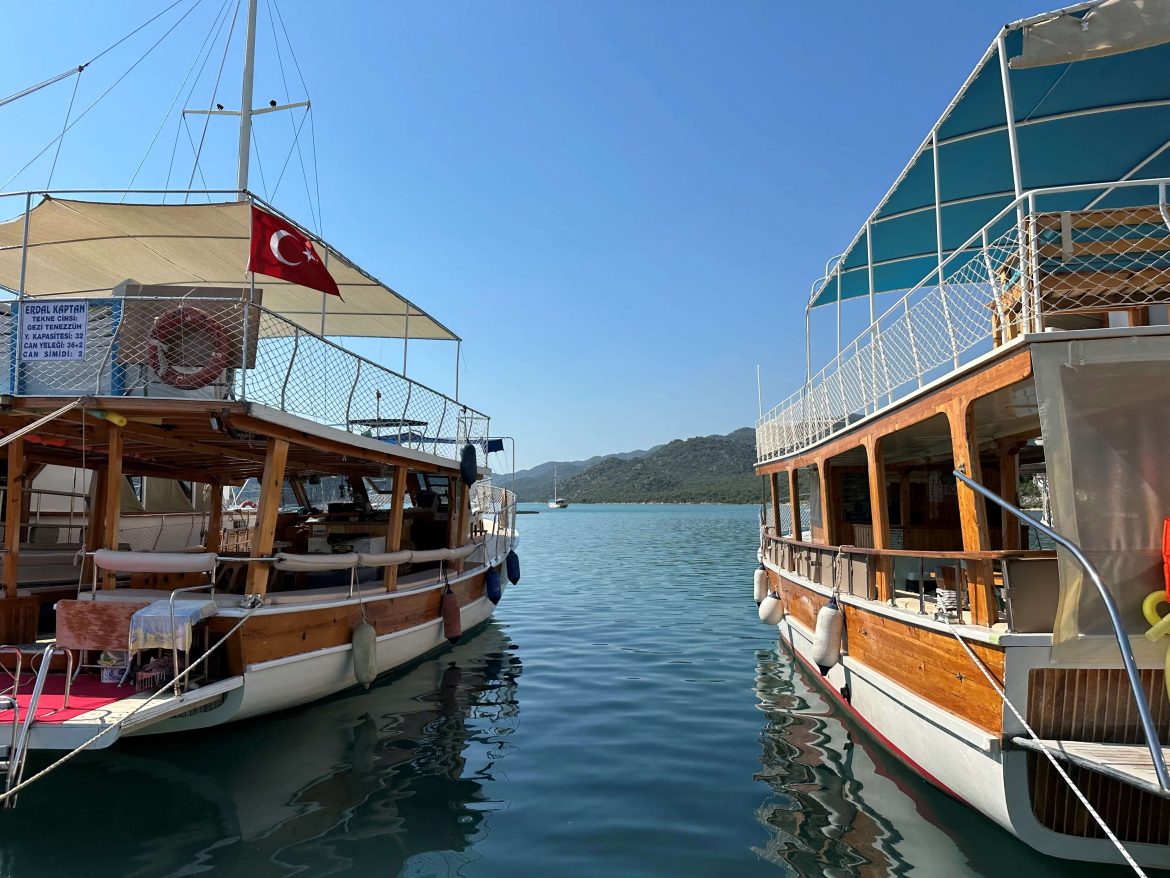 Boats at Kekova, Turkey