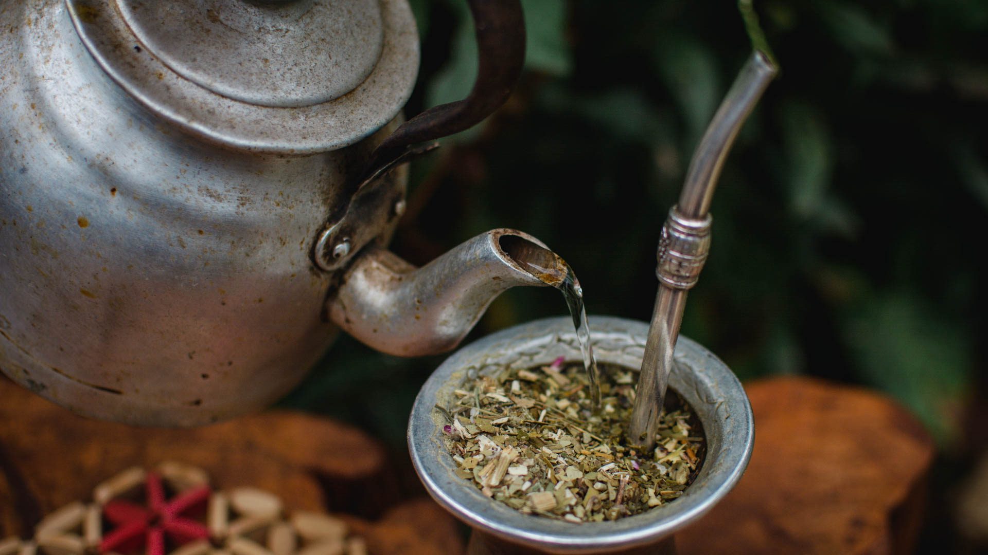 Brewing traditional Argentinian mate
