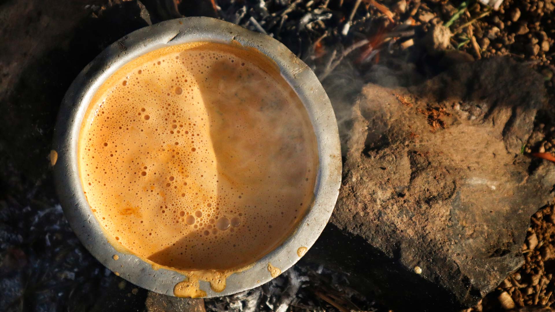 A traditional cup of Indian chai