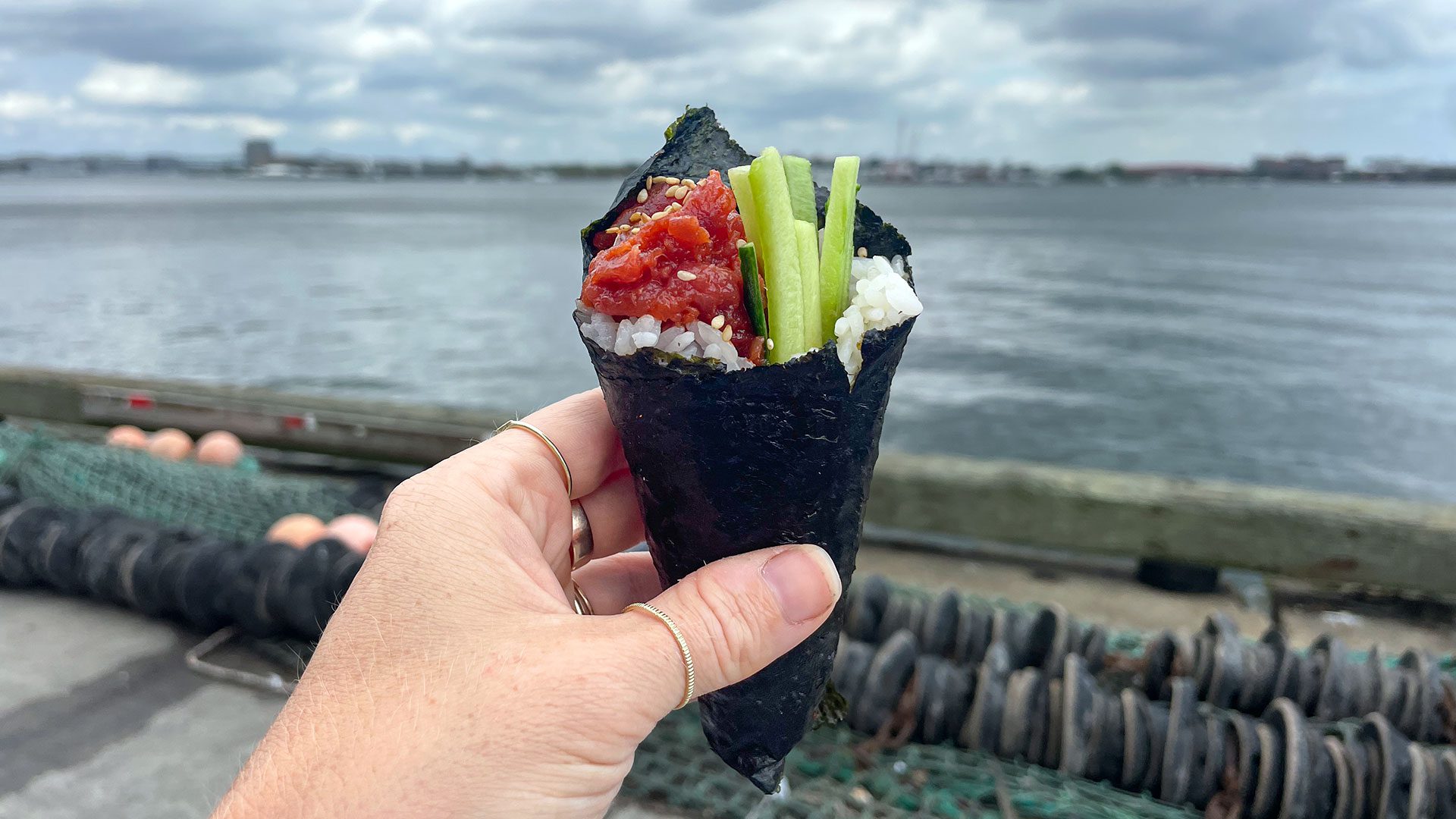 Try a fresh nori roll at Red's on an Urban Adventure in Boston