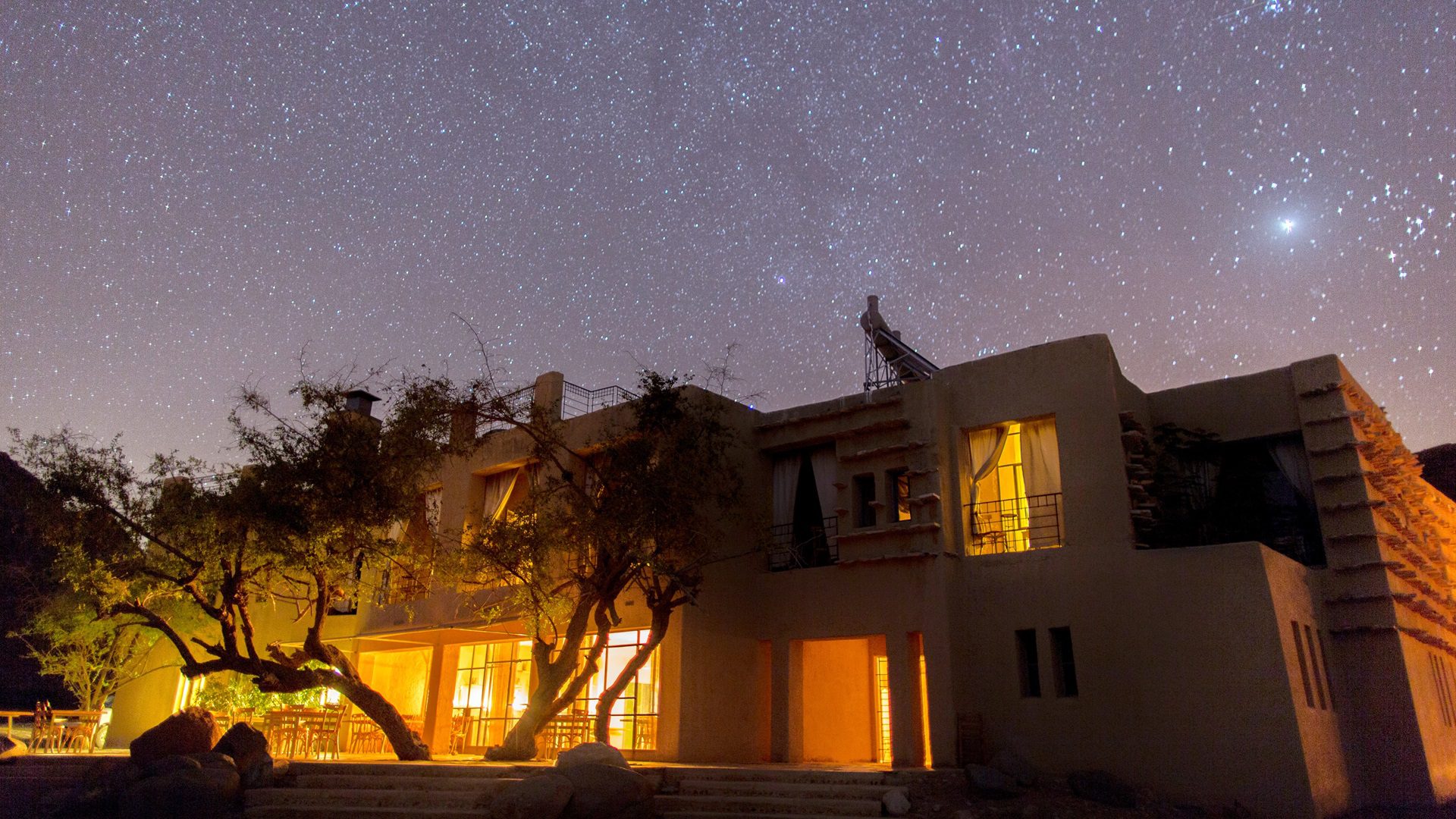 Stay at Feynan Eco Resort in the Dana Biosphere Reserve with Intrepid.
