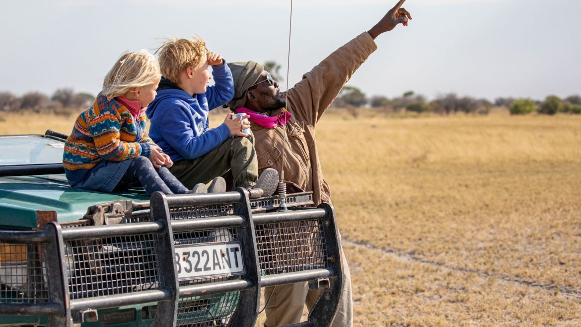 Local leaders share knowledge on Intrepid's new Botswana Family Safari Comfort trip.