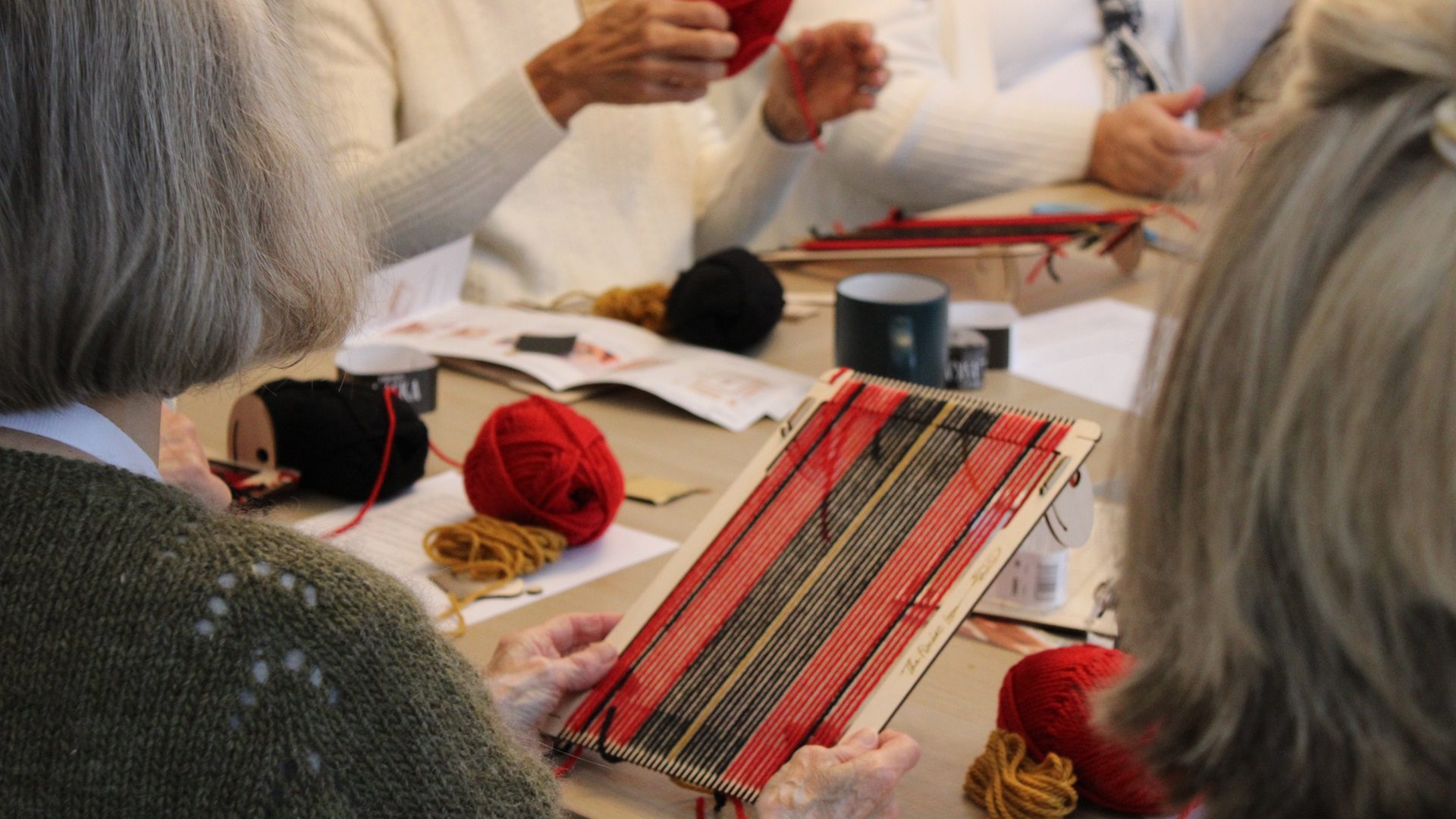 A weaving workshop in Stirling, Scotland.