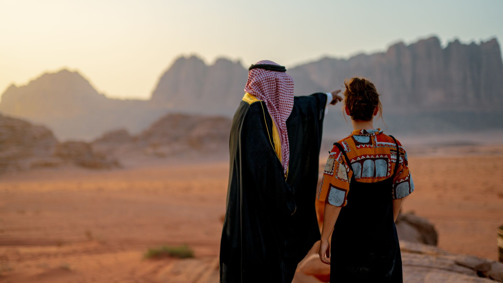A Bedouin host shares insights about Wadi Rum in Jordan