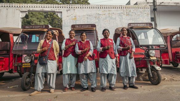 Pink City Rickshaw Company provides training and employment to women in Jaipur, India.