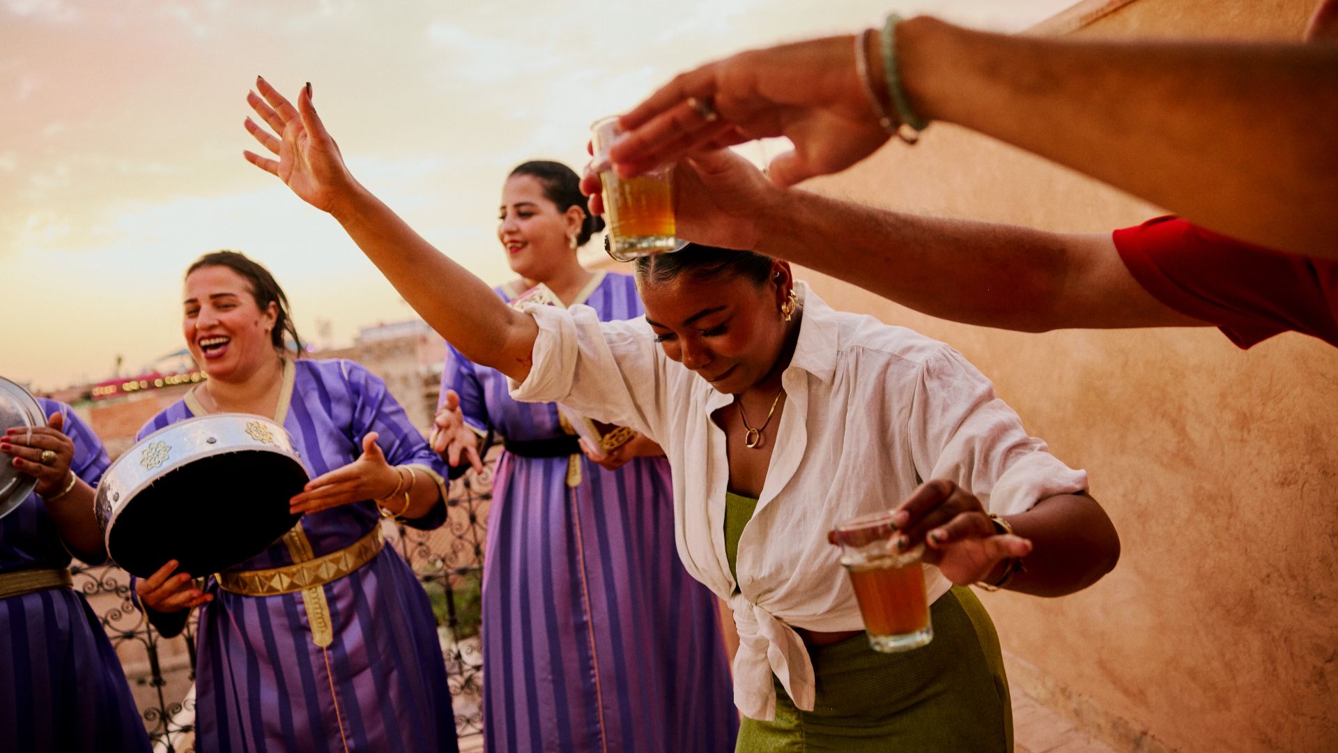 An Intrepid traveller on a small-group tour in Marrakech, Morocco.