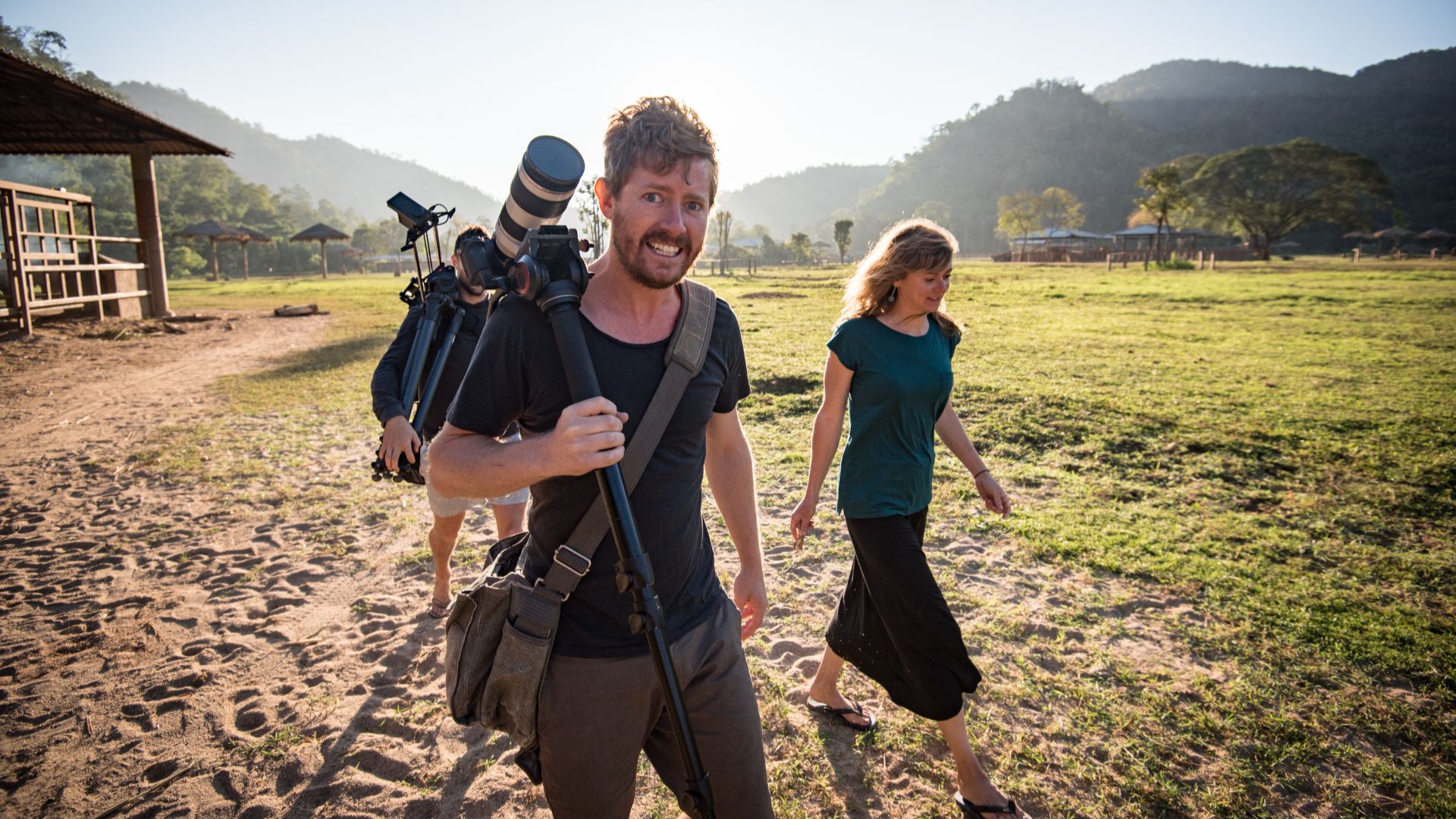 An Intrepid traveller on a wildlife trip.