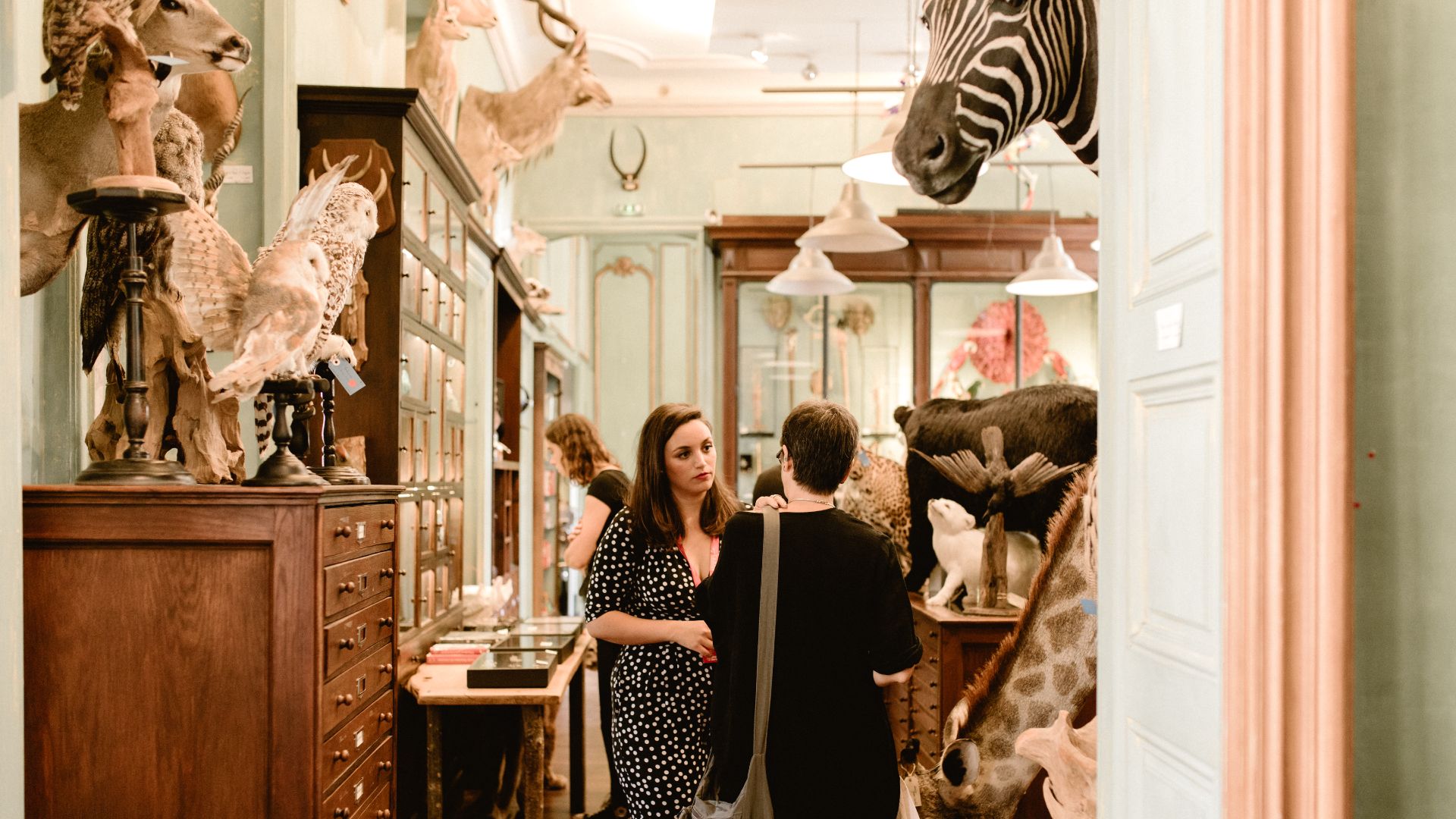 Locals in Paris – where the writer has lived.