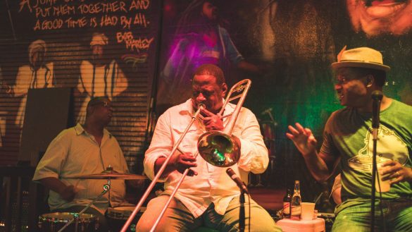 Jazz band in New Orleans