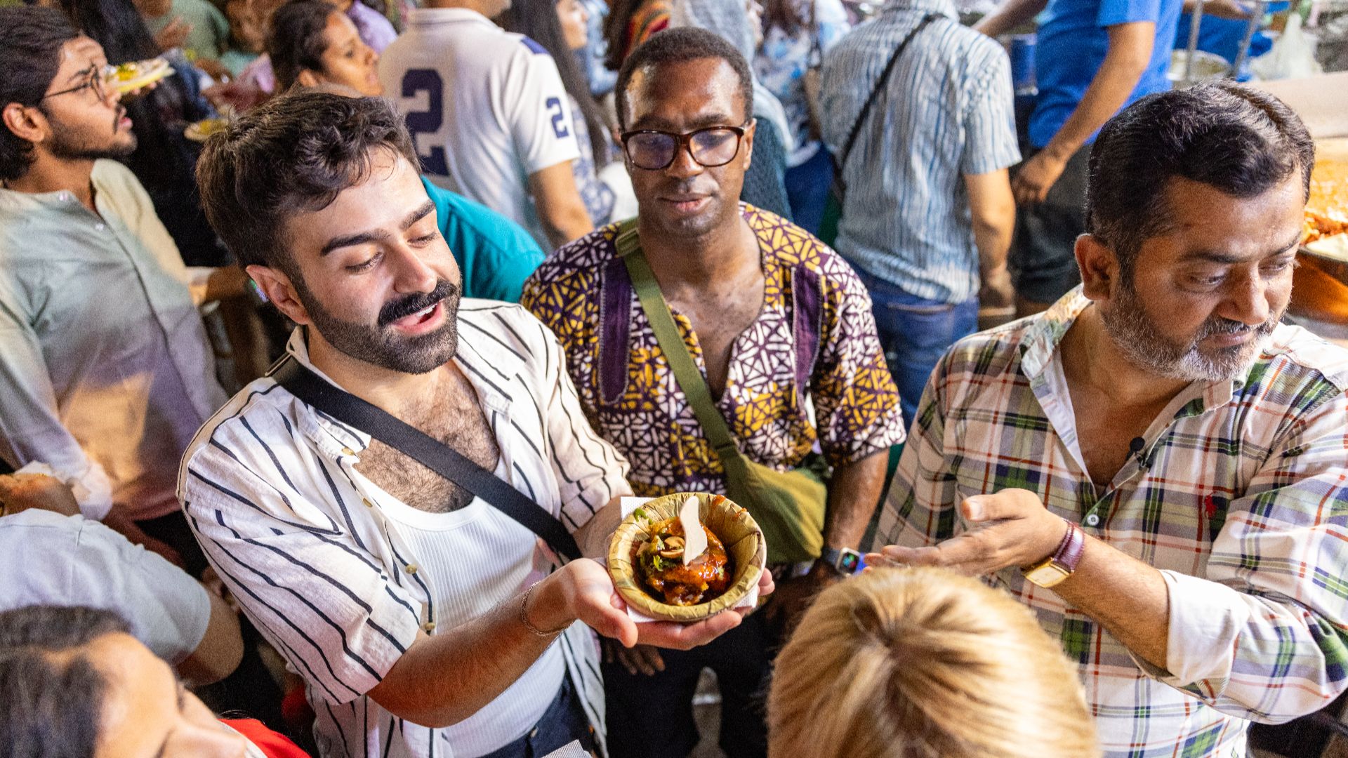 A street-food tour with Intrepid in India.