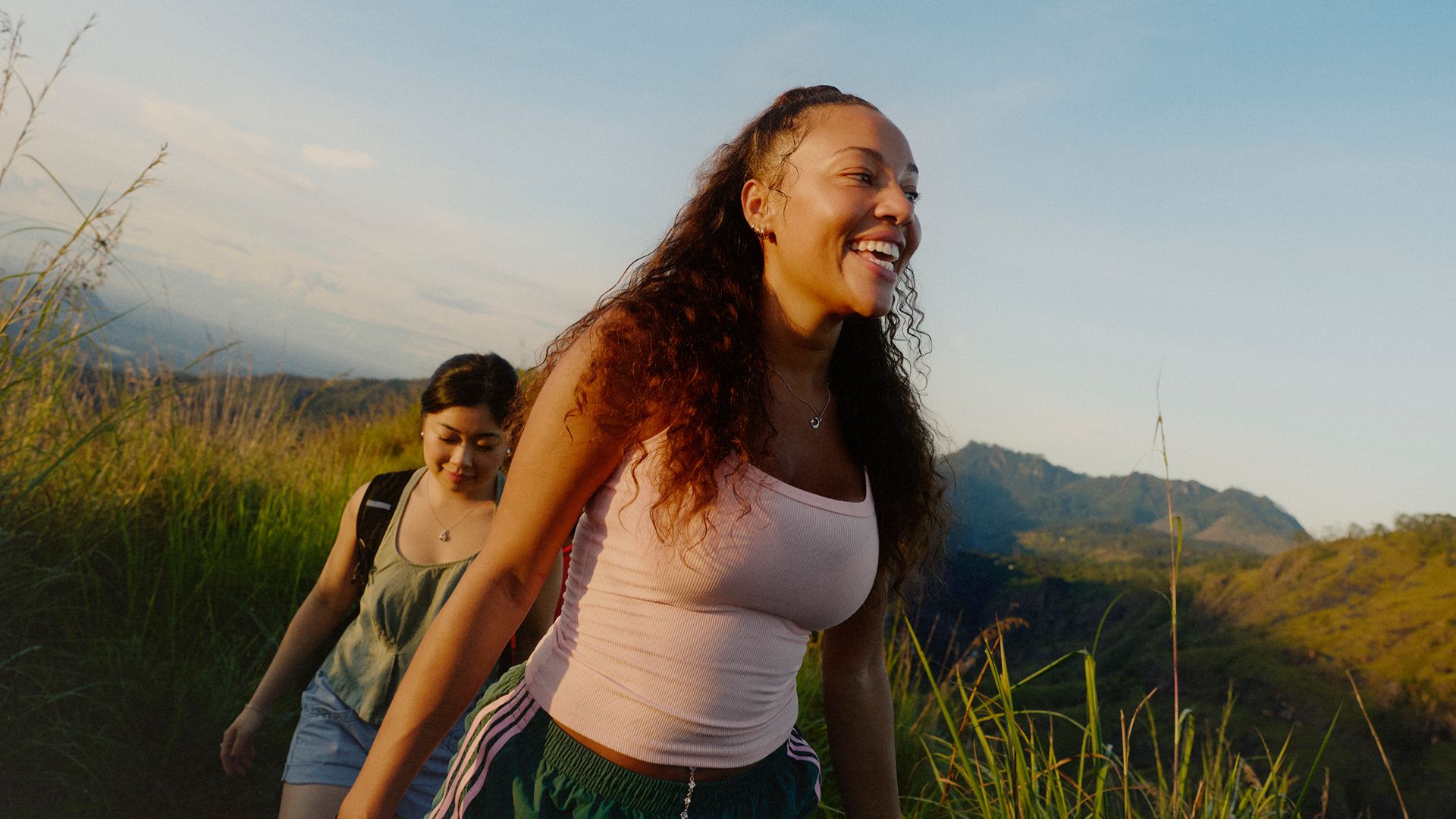 Georgia Airoll, who works in cabin crew and lives in the UK, with Intrepid in Sri Lanka.