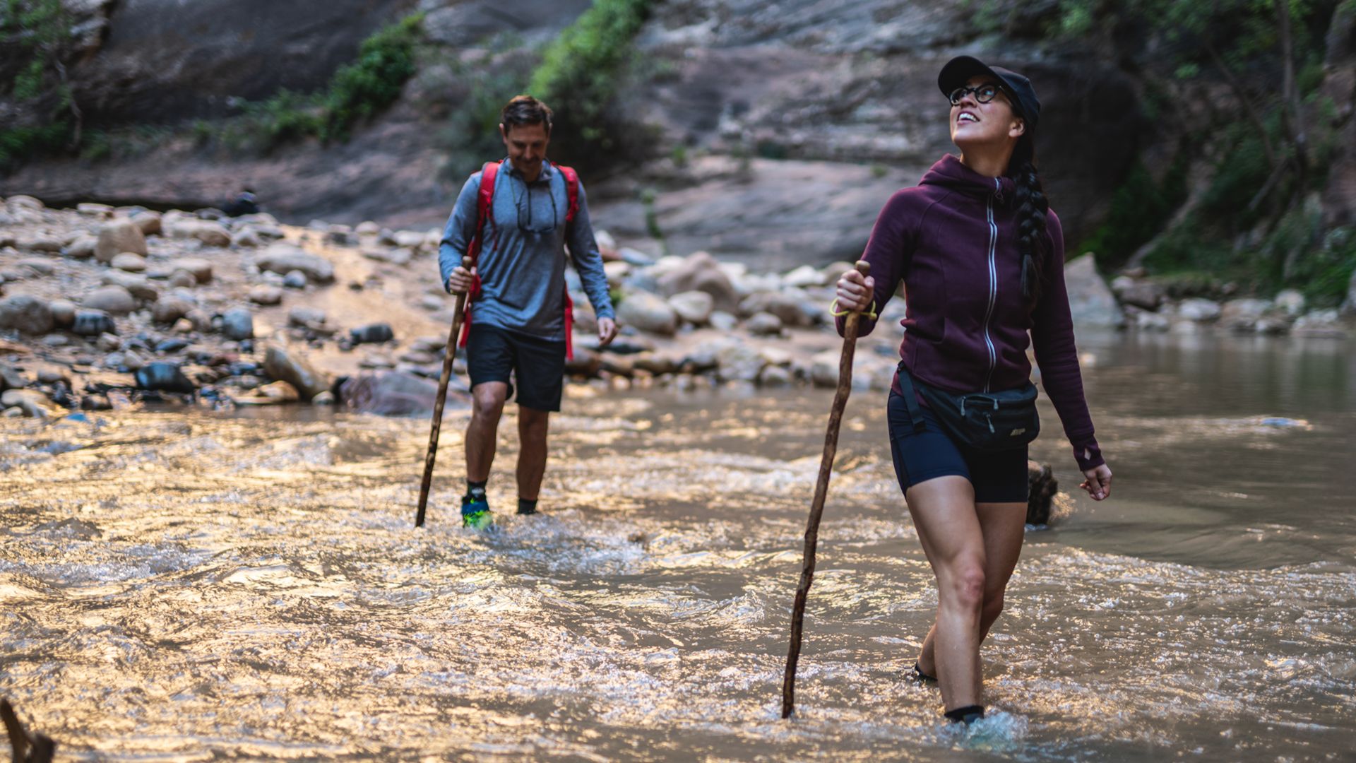 Intrepid travellers in Zion National Park
