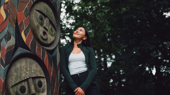 Indigenous local leader Talaysay Campo.