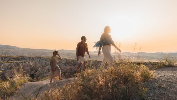 Intrepid travellers in Turkey.