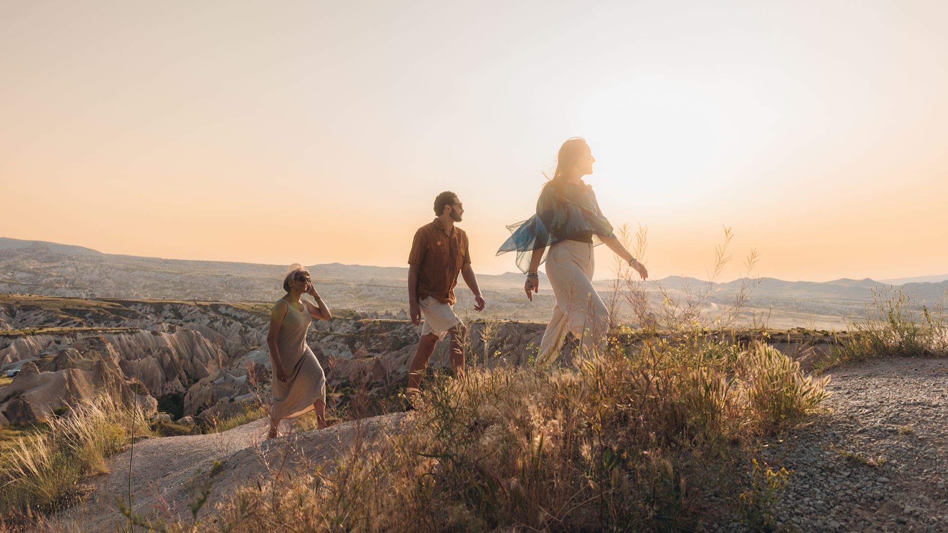 Intrepid travellers in Turkey.
