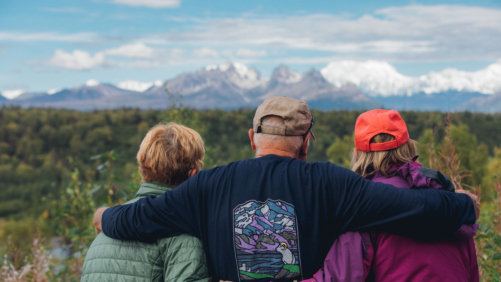 Travellers on Intrepid's new Alaska expedition.