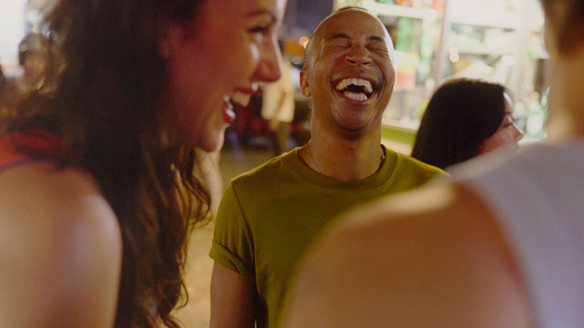 Intrepid travellers sharing a joke while on a small-group adventure.